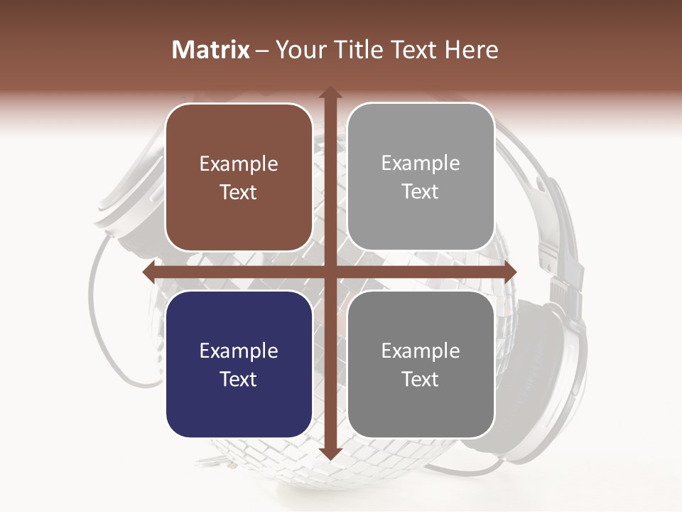 Disco Nightclub Glass PowerPoint Template