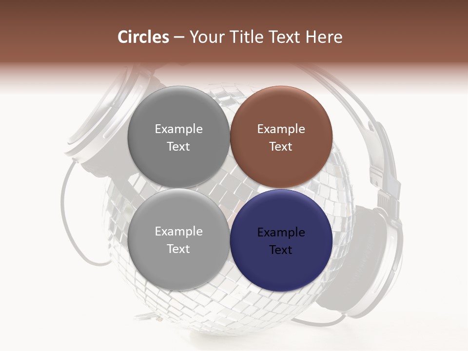 Disco Nightclub Glass PowerPoint Template