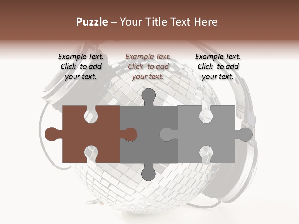 Disco Nightclub Glass PowerPoint Template