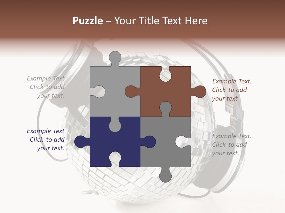 Disco Nightclub Glass PowerPoint Template