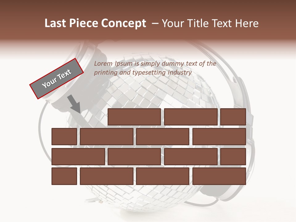 Disco Nightclub Glass PowerPoint Template