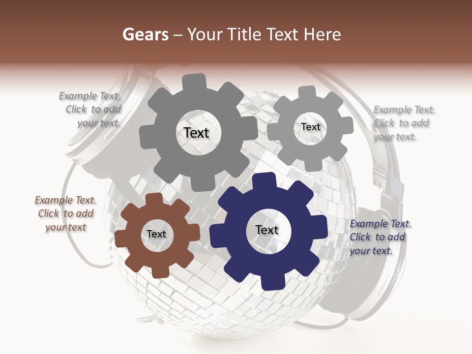 Disco Nightclub Glass PowerPoint Template