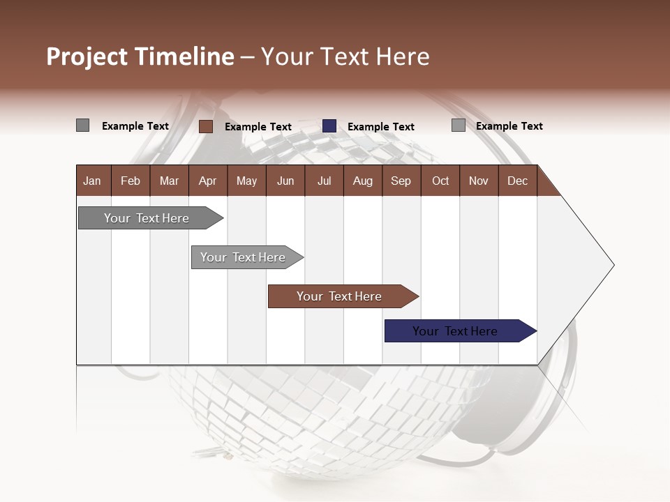 Disco Nightclub Glass PowerPoint Template