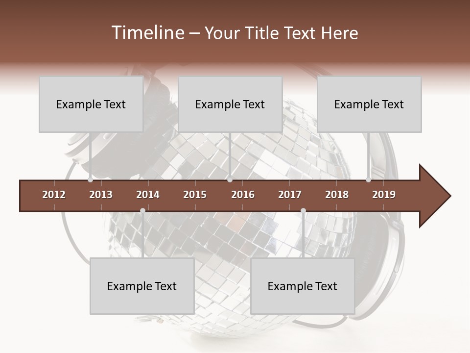 Disco Nightclub Glass PowerPoint Template