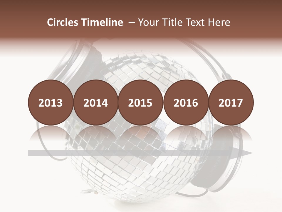 Disco Nightclub Glass PowerPoint Template