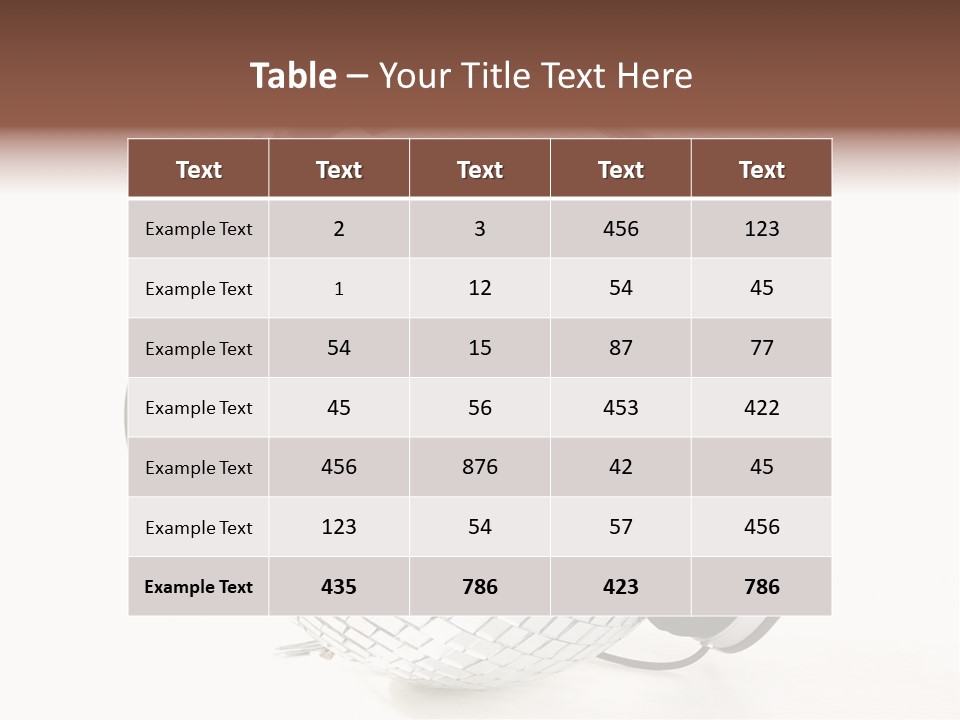 Disco Nightclub Glass PowerPoint Template
