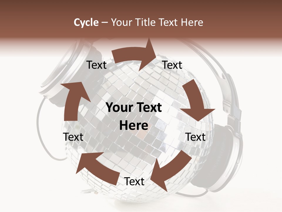 Disco Nightclub Glass PowerPoint Template