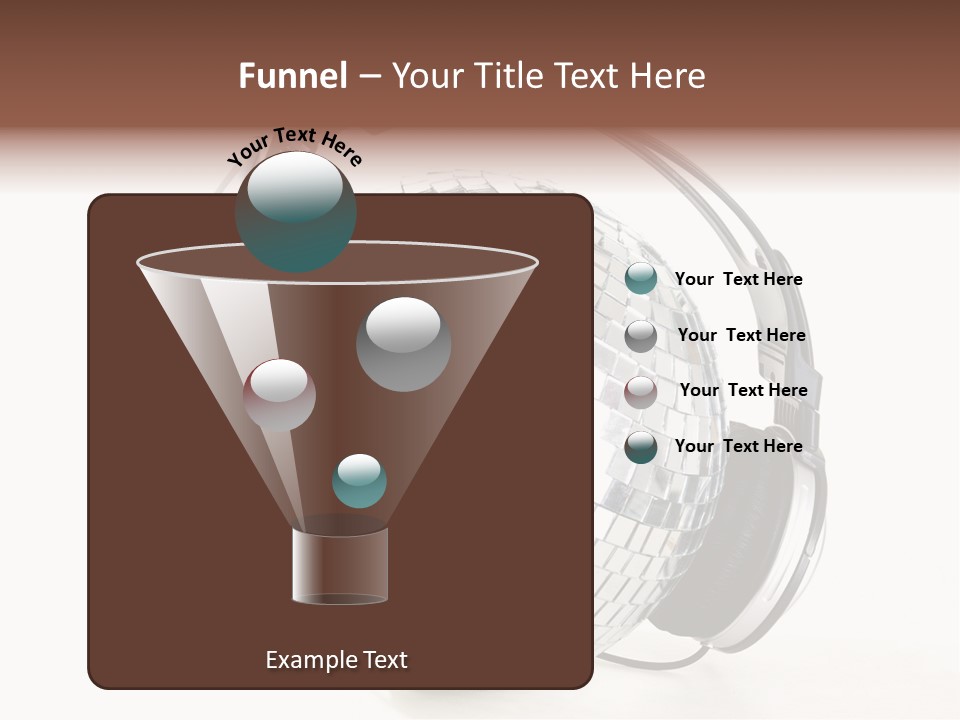 Disco Nightclub Glass PowerPoint Template