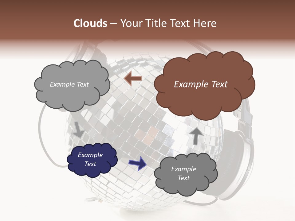 Disco Nightclub Glass PowerPoint Template