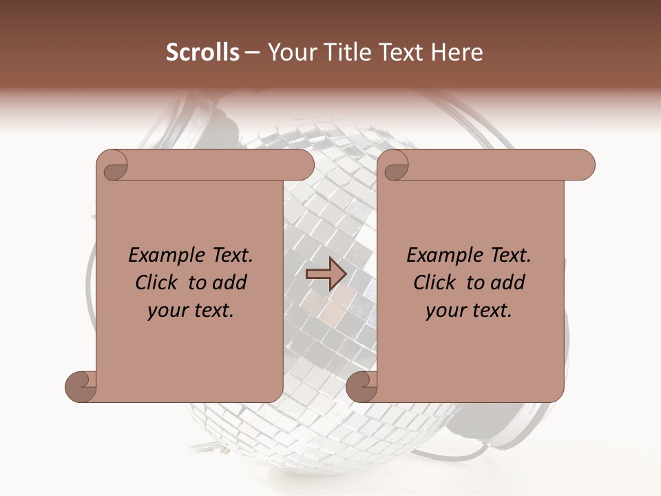 Disco Nightclub Glass PowerPoint Template