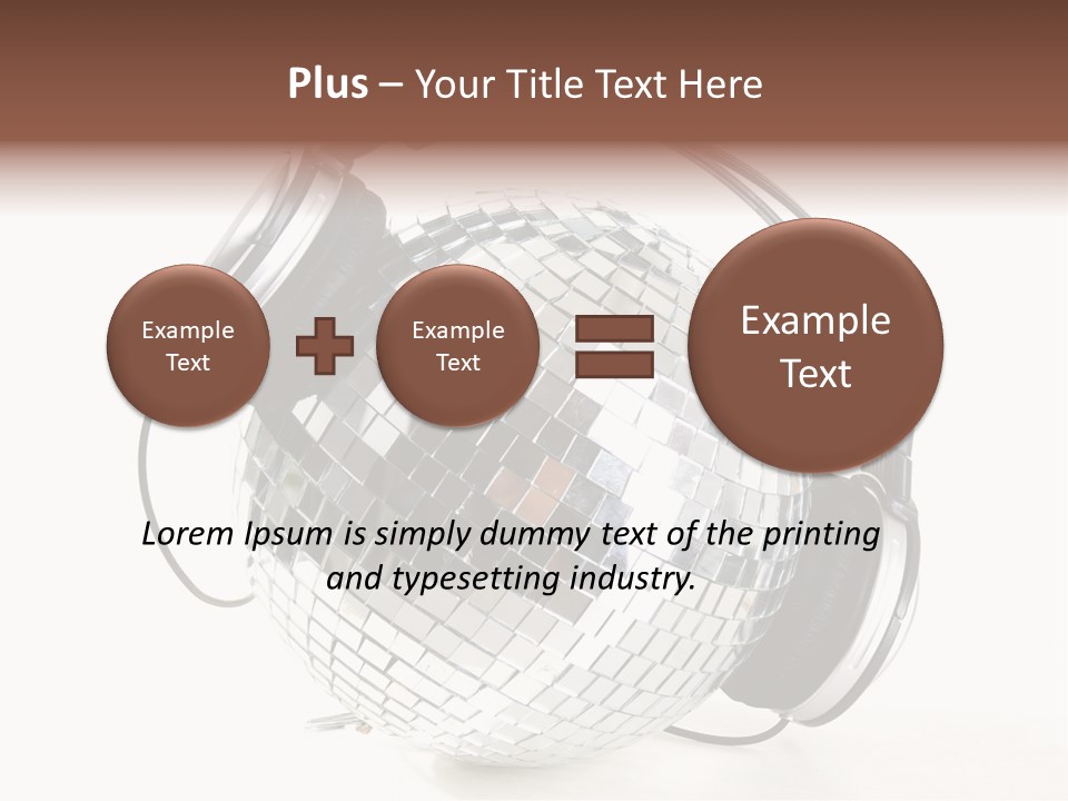Disco Nightclub Glass PowerPoint Template
