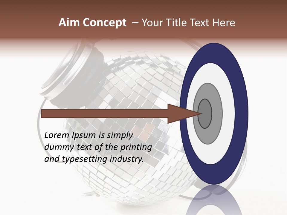 Disco Nightclub Glass PowerPoint Template