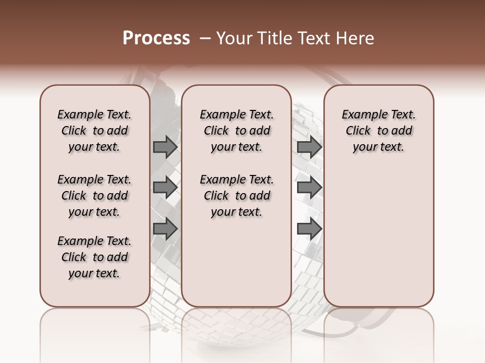Disco Nightclub Glass PowerPoint Template