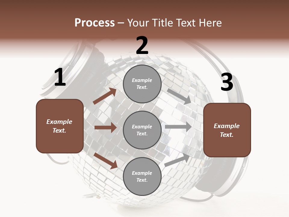 Disco Nightclub Glass PowerPoint Template