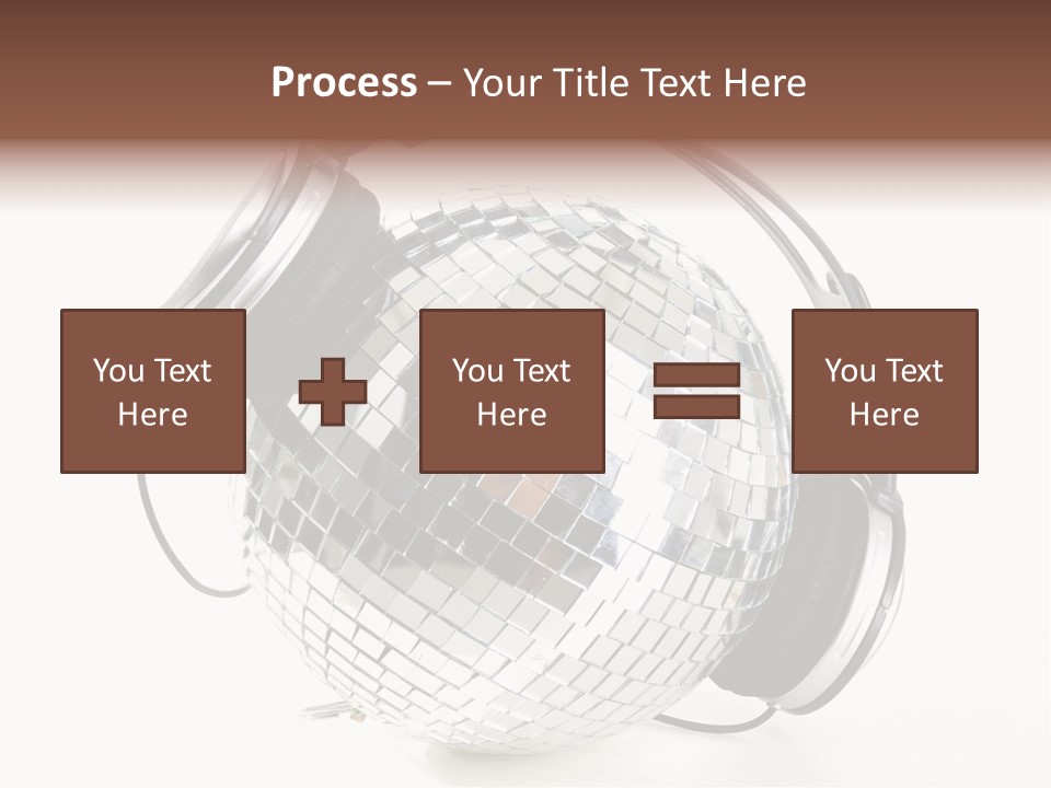 Disco Nightclub Glass PowerPoint Template