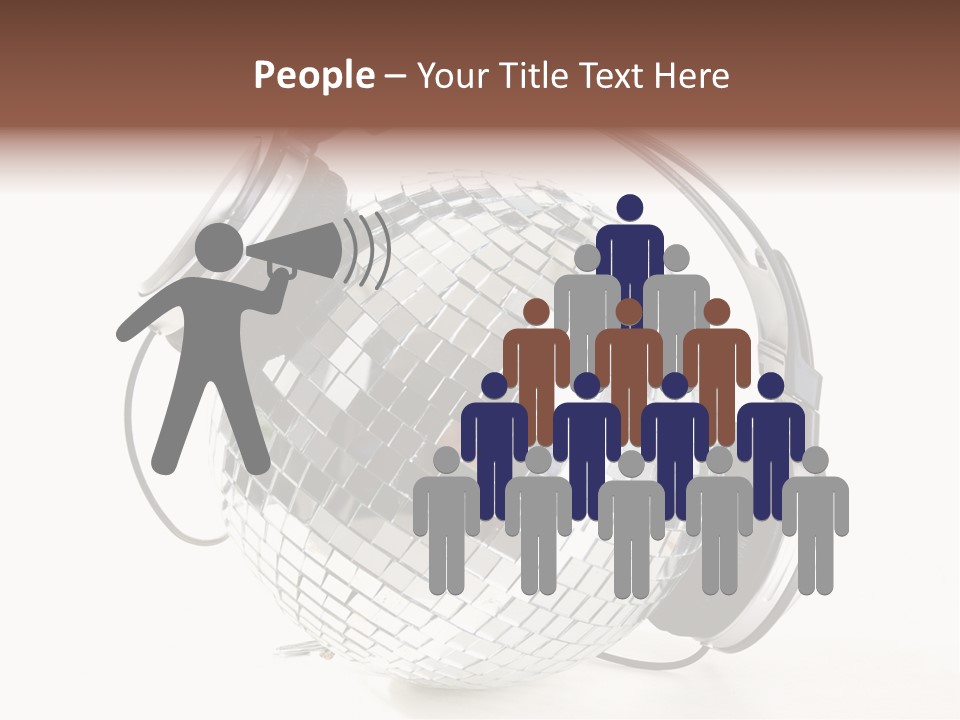 Disco Nightclub Glass PowerPoint Template