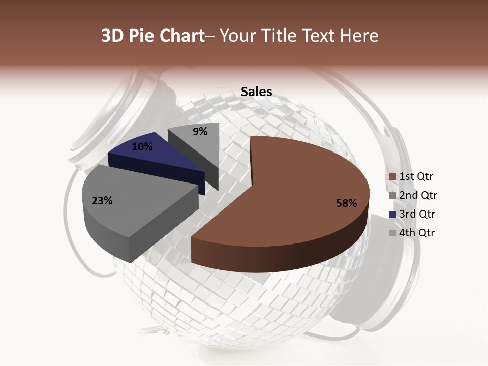 Disco Nightclub Glass PowerPoint Template