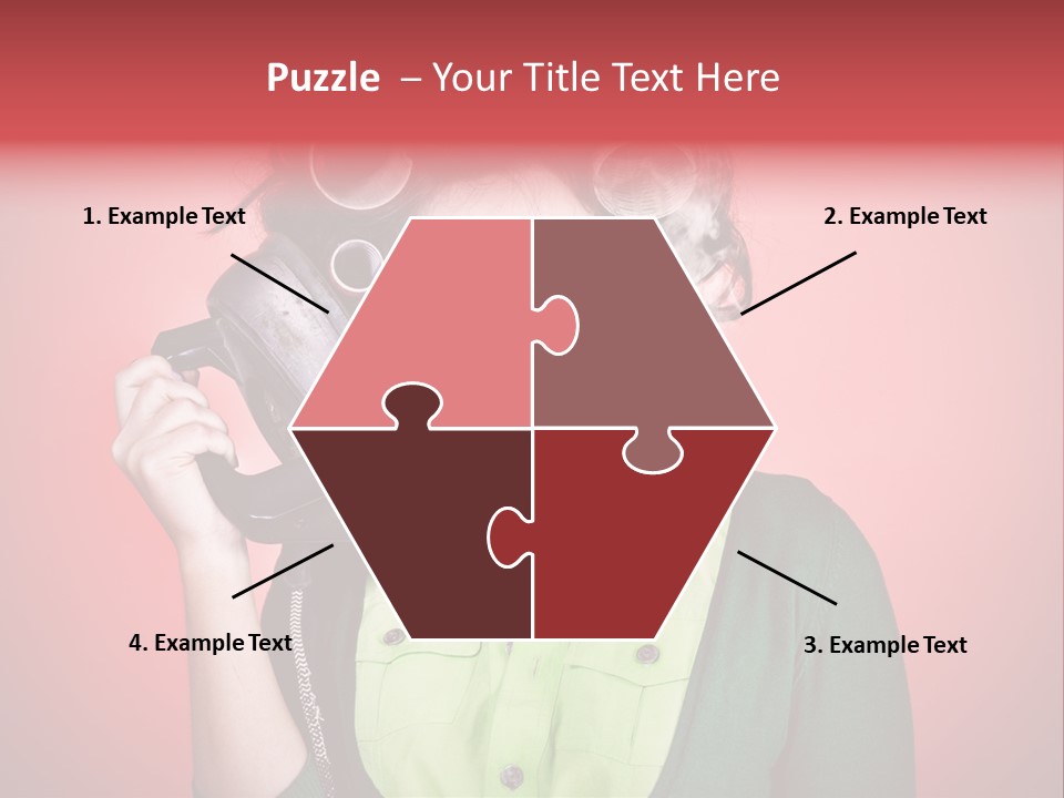 Female Young Tool PowerPoint Template