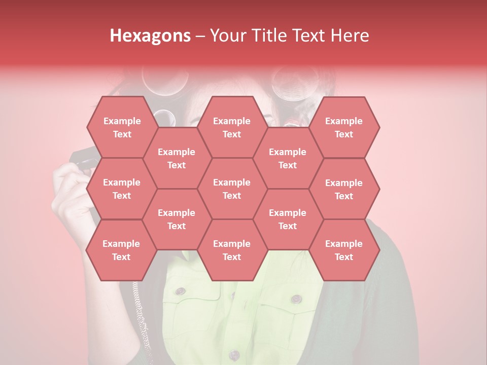 Female Young Tool PowerPoint Template