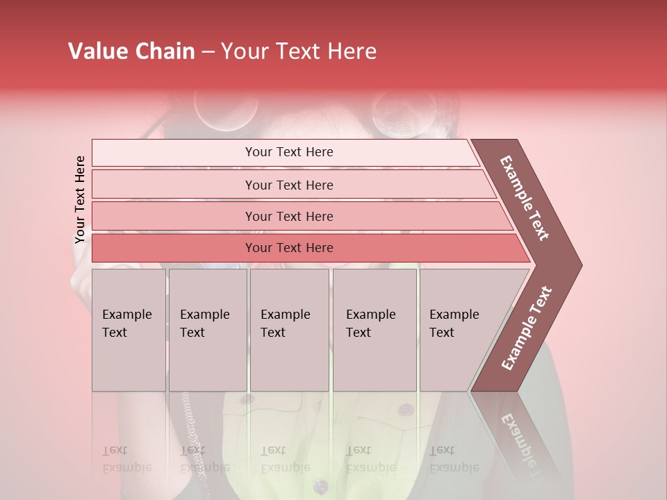 Female Young Tool PowerPoint Template