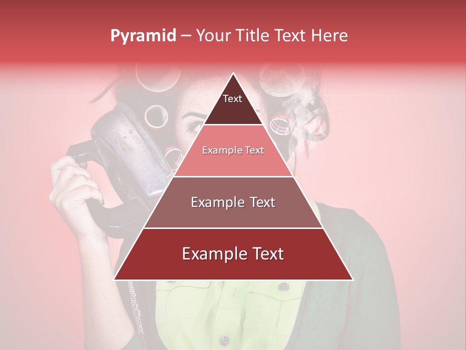 Female Young Tool PowerPoint Template