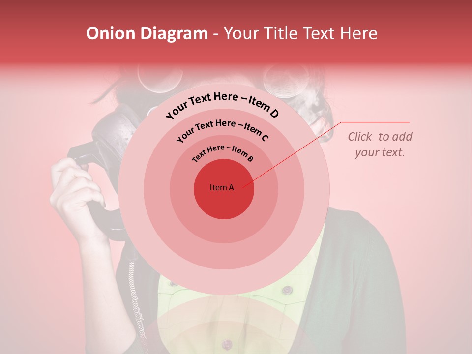 Female Young Tool PowerPoint Template