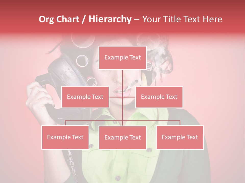 Female Young Tool PowerPoint Template