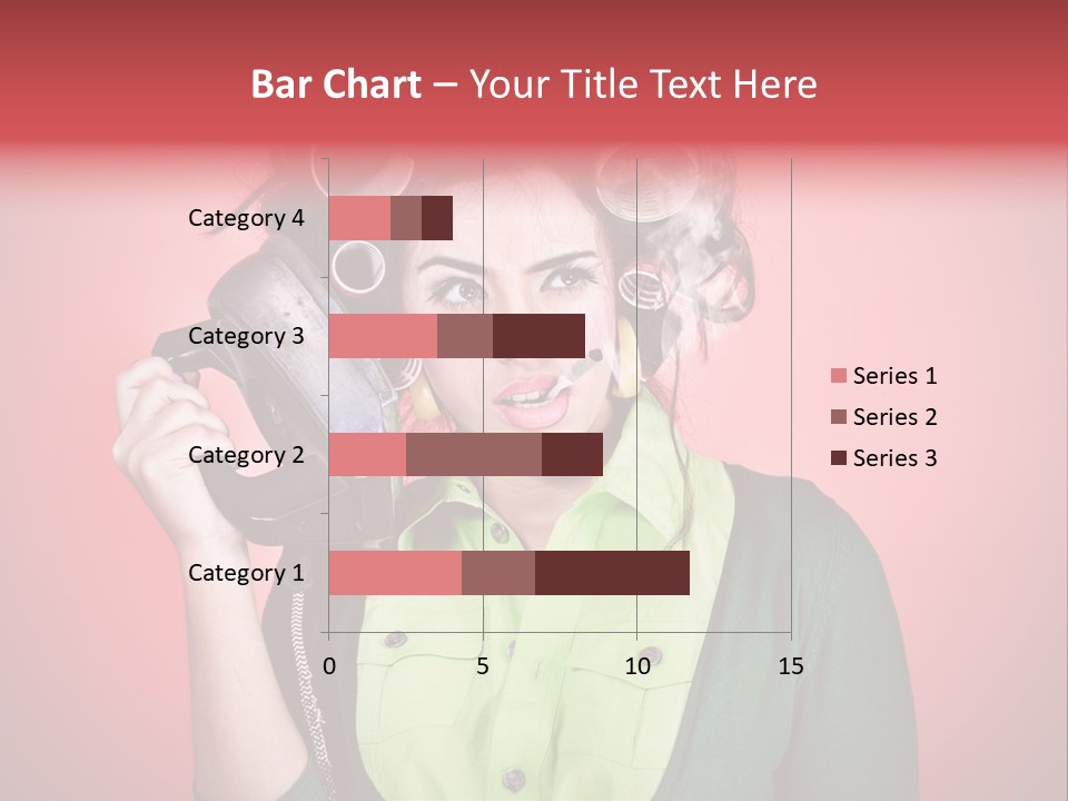 Female Young Tool PowerPoint Template