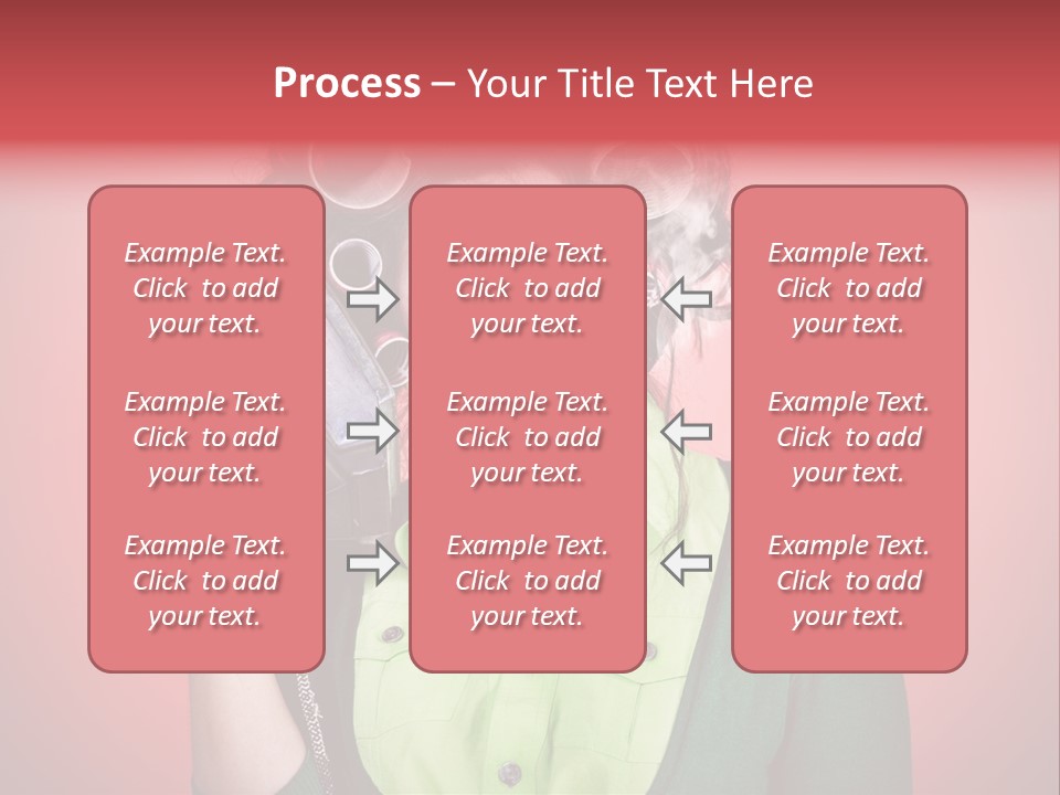 Female Young Tool PowerPoint Template