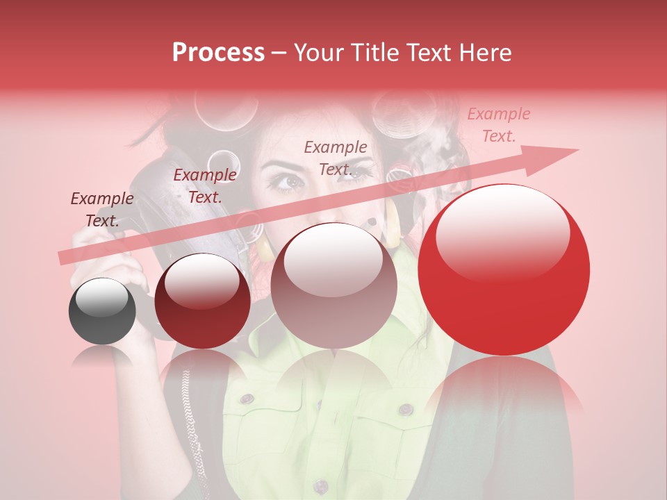 Female Young Tool PowerPoint Template