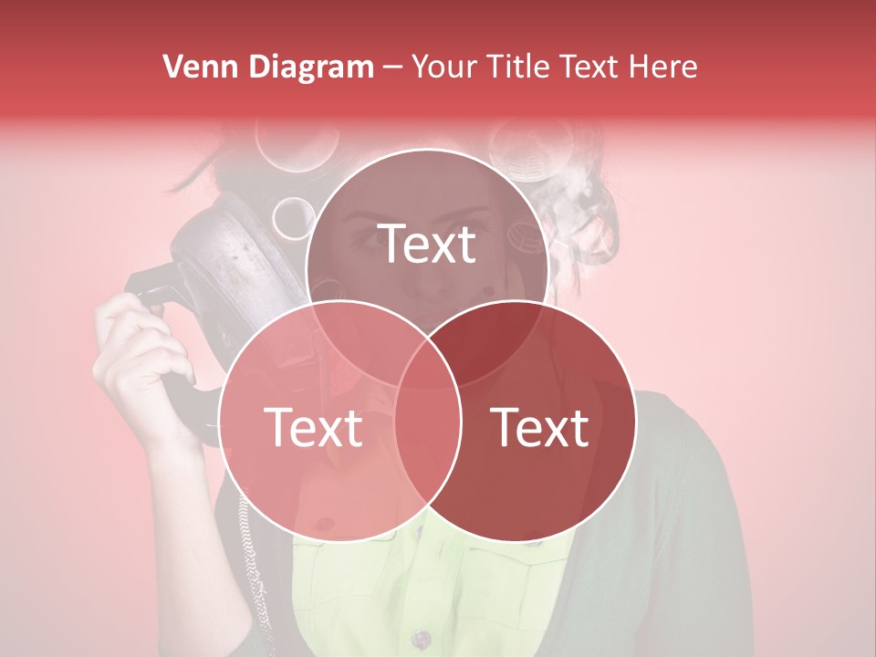 Female Young Tool PowerPoint Template