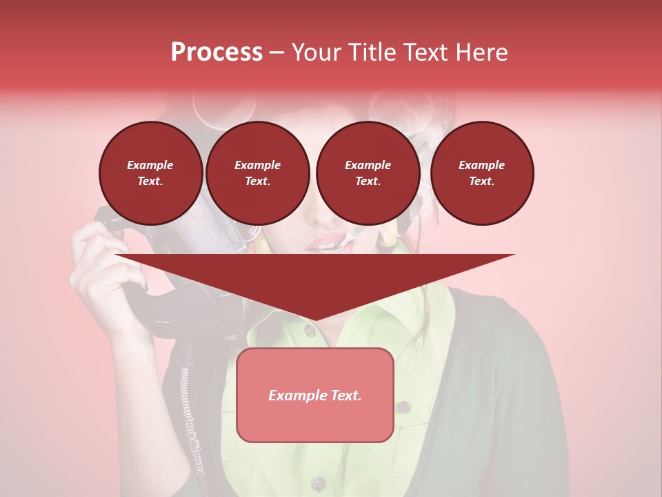 Female Young Tool PowerPoint Template