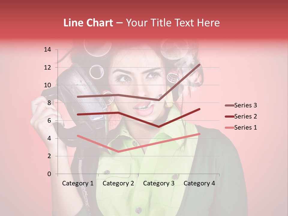 Female Young Tool PowerPoint Template