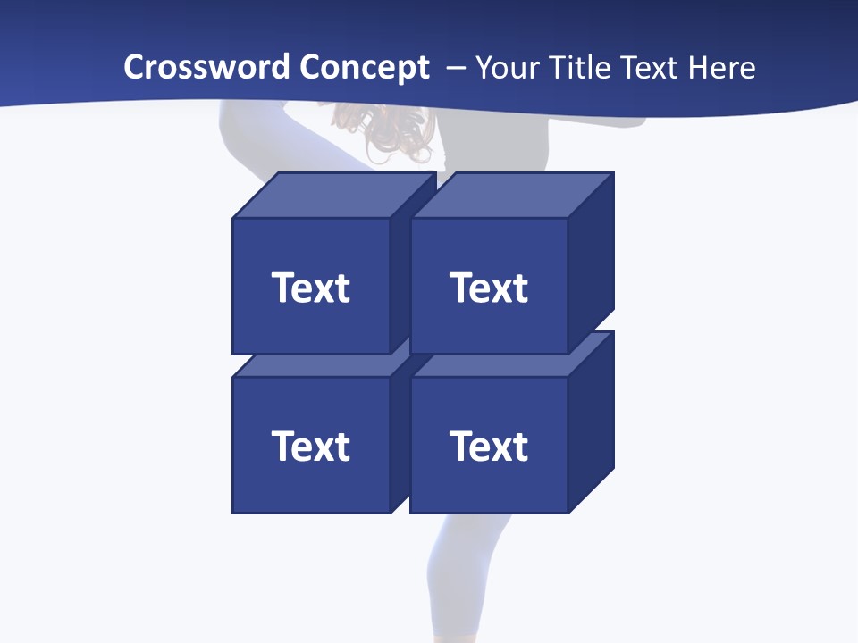 Theatrical Temptation Jump PowerPoint Template