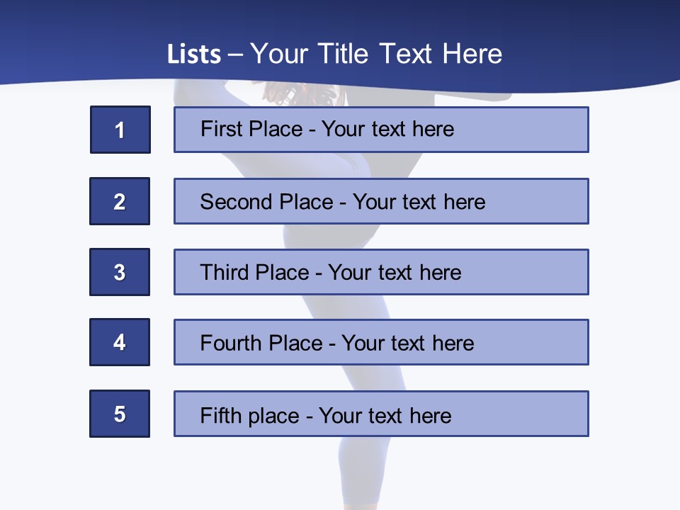 Theatrical Temptation Jump PowerPoint Template