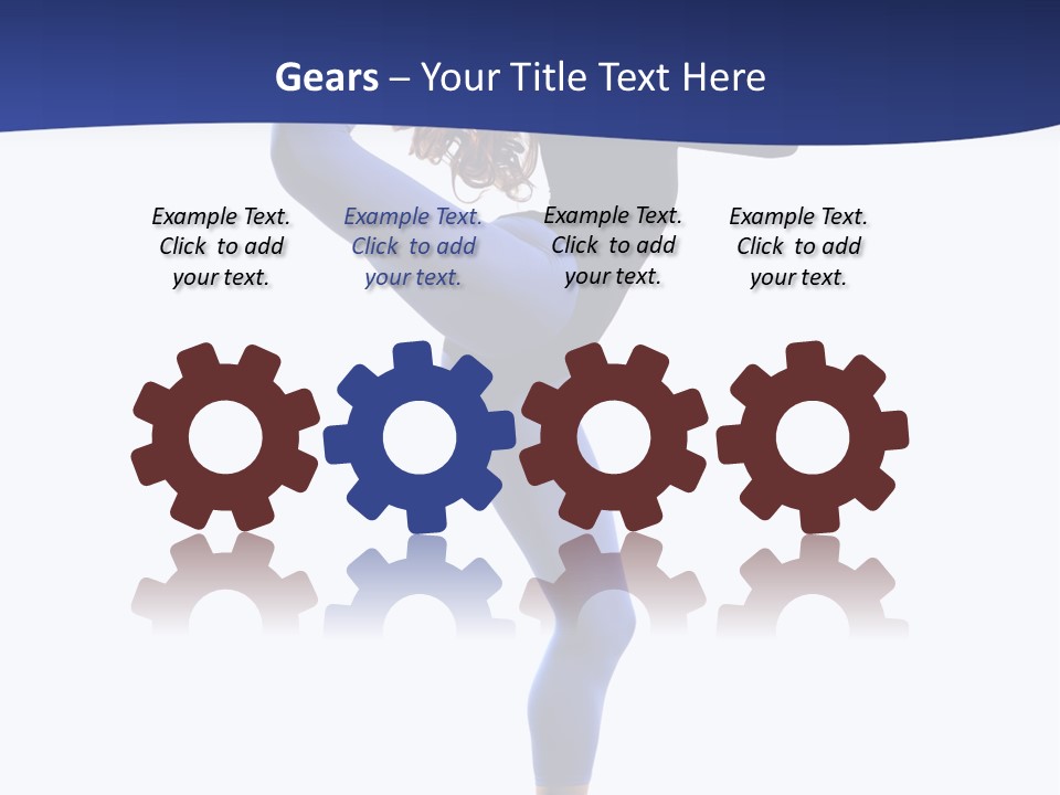 Theatrical Temptation Jump PowerPoint Template