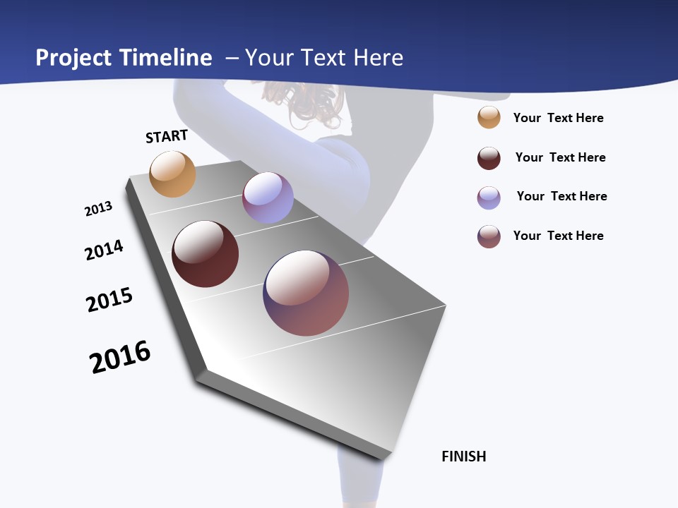 Theatrical Temptation Jump PowerPoint Template