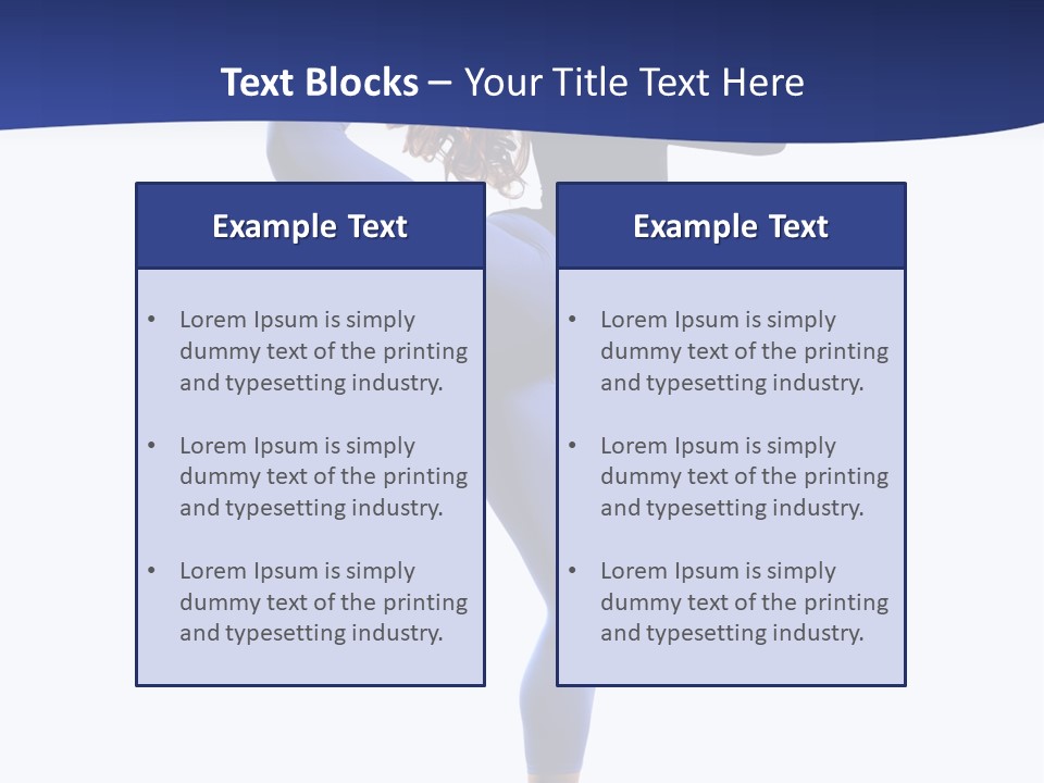 Theatrical Temptation Jump PowerPoint Template
