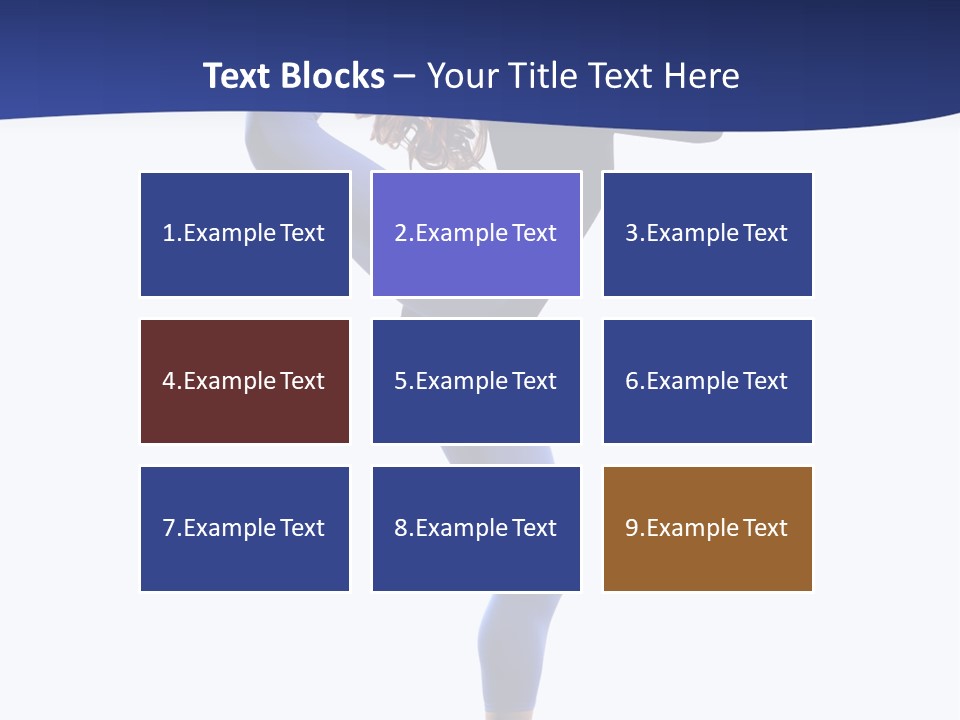 Theatrical Temptation Jump PowerPoint Template