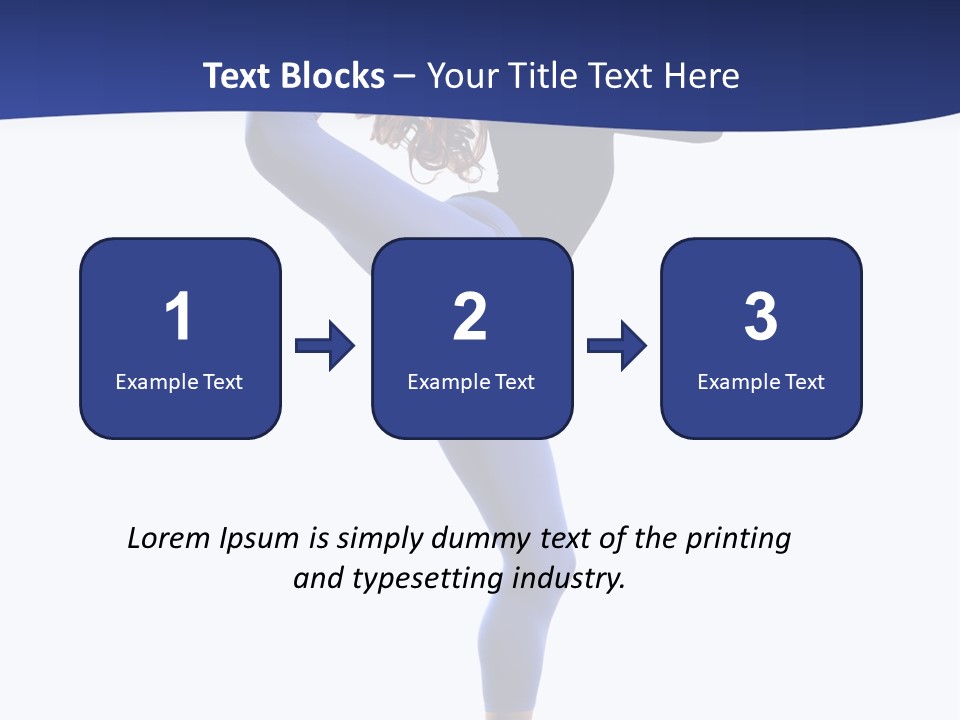 Theatrical Temptation Jump PowerPoint Template