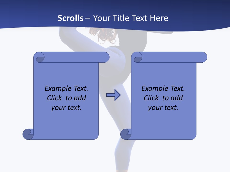 Theatrical Temptation Jump PowerPoint Template