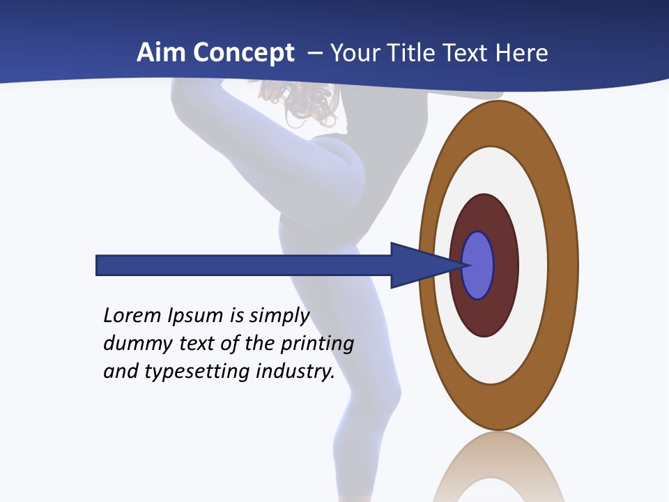 Theatrical Temptation Jump PowerPoint Template