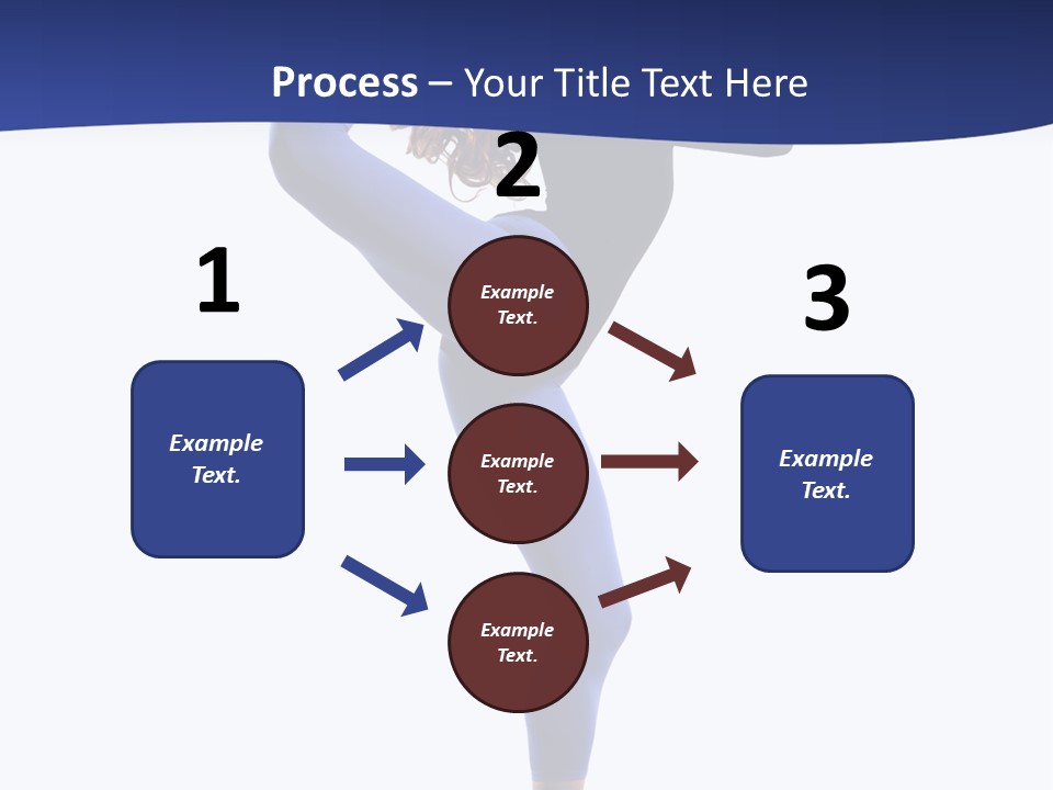 Theatrical Temptation Jump PowerPoint Template