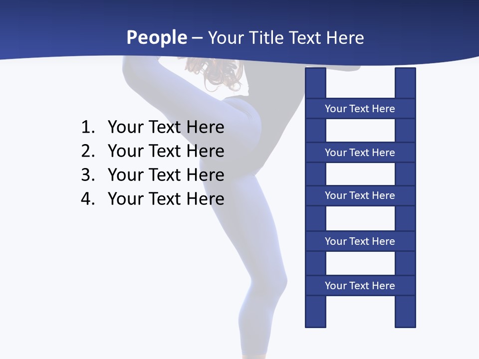 Theatrical Temptation Jump PowerPoint Template