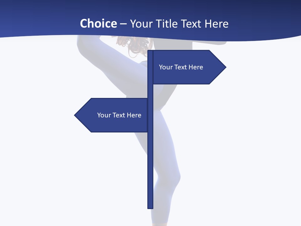 Theatrical Temptation Jump PowerPoint Template