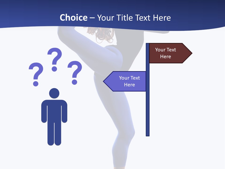 Theatrical Temptation Jump PowerPoint Template