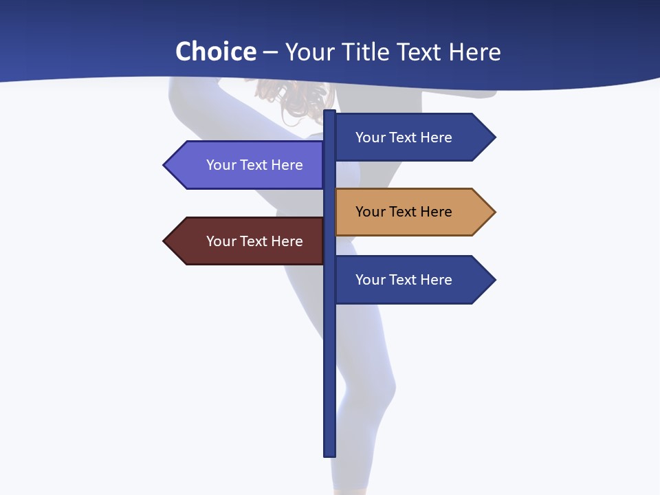 Theatrical Temptation Jump PowerPoint Template