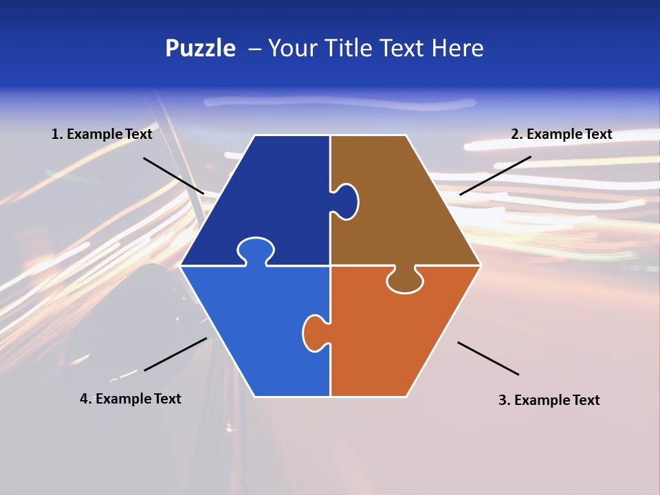 Zoom Move Blurred PowerPoint Template