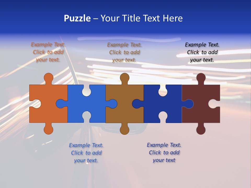 Zoom Move Blurred PowerPoint Template