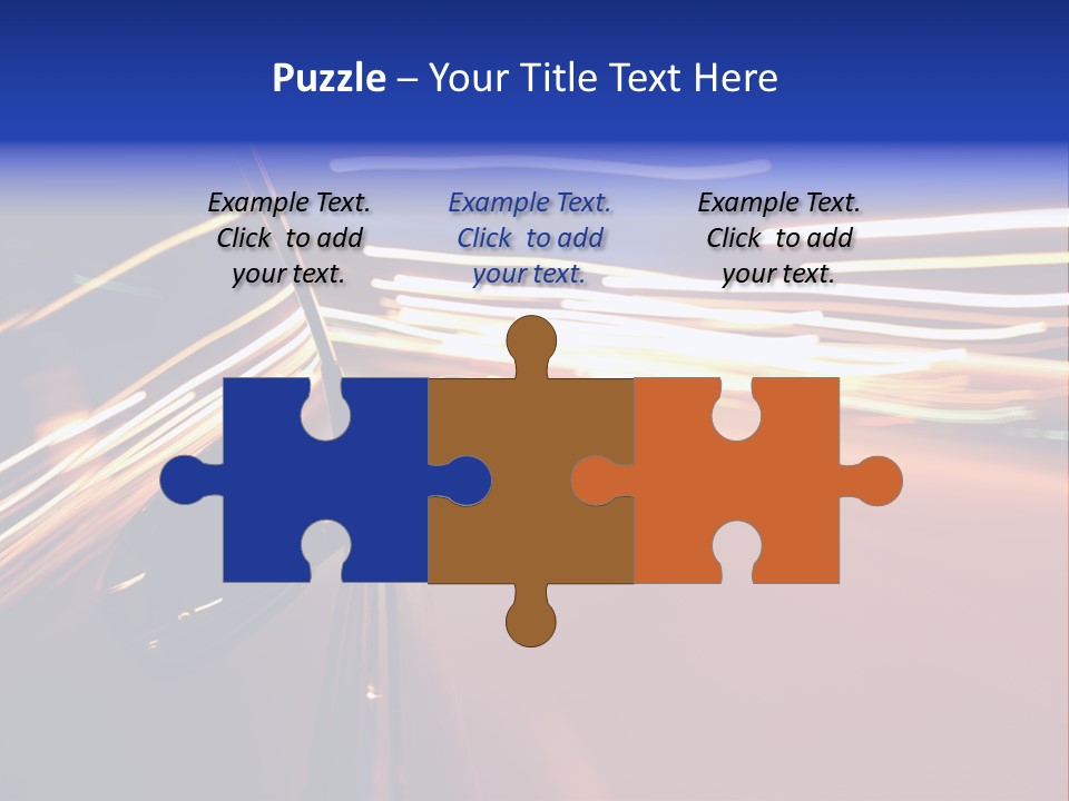 Zoom Move Blurred PowerPoint Template